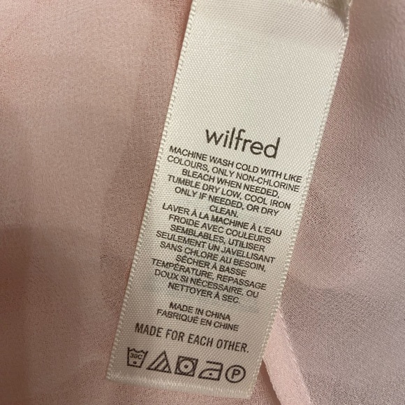 Aritzia Wilfred Frenchy Pink Blouse - Picture 8 of 8
